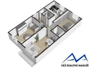 Prodej bytu 3+1, Ostrava, Lumírova, 79 m2