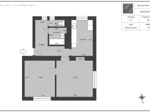 Pronájem bytu 2+1, Ústí nad Labem, Klíšská, 59 m2