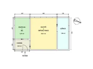 Prodej bytu 2+kk, Svoboda nad Úpou, Úpská, 48 m2