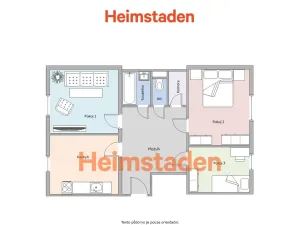 Pronájem bytu 3+1, Havířov - Město, Dělnická, 74 m2