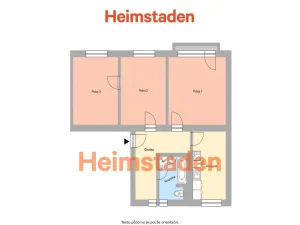Pronájem bytu 3+1, Havířov - Šumbark, Okružní, 68 m2