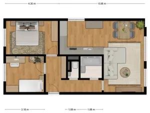 Pronájem bytu 3+kk, Neratovice, Na Výsluní, 66 m2