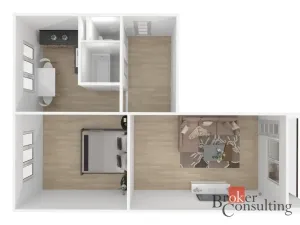 Prodej bytu 2+1, Aš, Žižkova, 52 m2