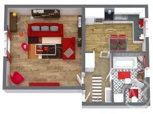 Pronájem bytu 1+1, Ostrava - Moravská Ostrava, Jirská, 45 m2