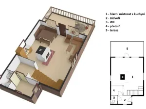 Prodej chaty, Trutnov - Oblanov, 67 m2