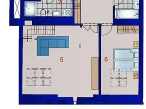 Pronájem bytu 3+1, Praha - Vinohrady, Mánesova, 120 m2