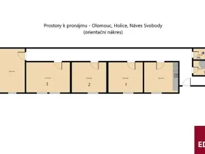 Pronájem pokoje, Olomouc, Náves Svobody, 14 m2