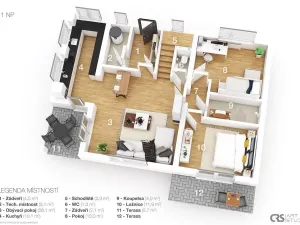 Prodej rodinného domu, Mikulov, Dukelská, 173 m2