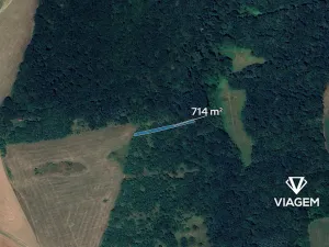 Prodej zahrady, Popovice, 714 m2