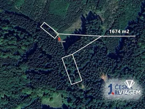 Prodej podílu lesa, Lužná, 418 m2
