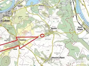 Prodej podílu pole, Bechlín, 1379 m2