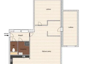 Prodej bytu 3+kk, Praha - Braník, Ke Krči, 62 m2