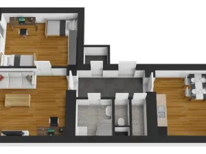 Prodej bytu 2+1, Náchod, Komenského, 72 m2