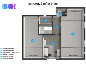 Prodej rodinného domu, Hrabyně, 270 m2
