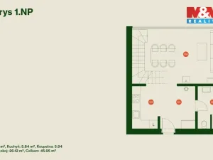 Prodej chalupy, Slaná - Hořensko, 71 m2