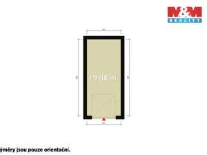 Pronájem garáže, Plzeň, Hradišťská, 19 m2