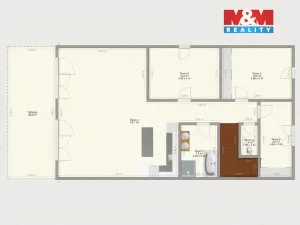 Pronájem bytu 4+kk, Kyšice, 110 m2