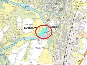 Prodej podílu komerčního pozemku, Soběslav, 1669 m2
