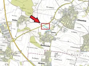 Prodej podílu pole, Bořanovice, 1999 m2