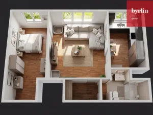 Prodej bytu 2+1, Hradec nad Moravicí, Hradecká, 43 m2