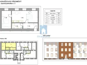 Prodej bytu 2+kk, Horažďovice, Předměstí, 47 m2