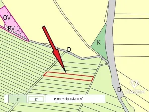 Prodej zahrady, Halenkovice, 765 m2