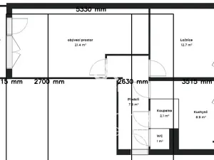 Prodej bytu 2+1, Brno, Arbesova, 54 m2