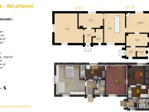 Pronájem rodinného domu, Hudlice, Hořejší, 137 m2