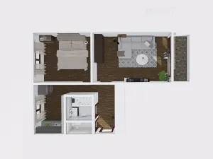 Pronájem bytu 2+1, Karviná, Čajkovského, 51 m2