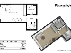 Prodej bytu 2+kk, České Budějovice, Holečkova, 56 m2
