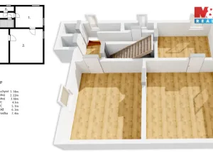 Prodej rodinného domu, Ústí nad Labem - Severní Terasa, Bratří Veverků, 134 m2