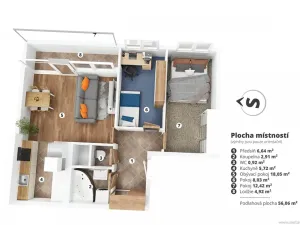 Prodej bytu 3+1, Praha - Bohnice, Vratislavská, 61 m2