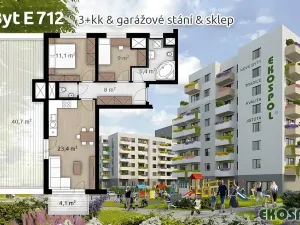 Prodej bytu 3+kk, Praha - Hostivař, U továren, 65 m2
