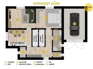 Prodej rodinného domu, Opava, Novosvětská, 136 m2