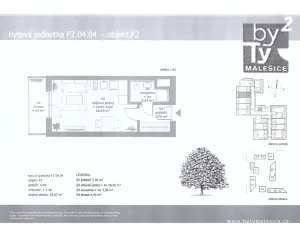 Pronájem bytu 1+kk, Praha - Malešice, Nad úžlabinou, 24 m2