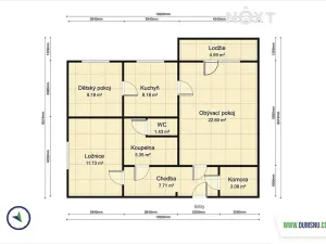 Prodej bytu 3+1, Šumperk, Finská, 64 m2