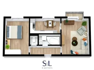 Prodej bytu 2+1, Teplice, Duchcovská, 51 m2