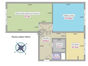 Prodej bytu 2+1, Orlová - Lutyně, Osvobození, 52 m2