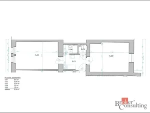 Prodej bytu 2+kk, Praha - Žižkov, Hartigova, 54 m2