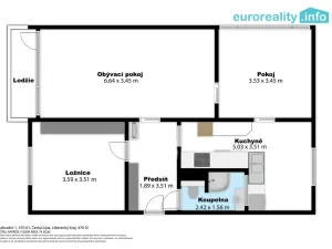 Prodej bytu 3+1, Česká Lípa, Zahradní, 70 m2