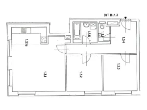 Prodej bytu 3+kk, Praha - Žižkov, Na rovnosti, 72 m2