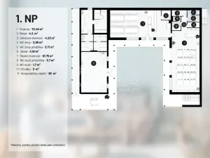 Prodej ubytování, Hlohovec, Na kopci, 1450 m2