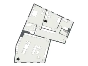 Pronájem bytu 3+kk, Praha - Nové Město, Truhlářská, 186 m2