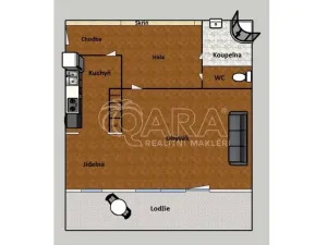 Prodej bytu 1+1, Praha - Bohnice, Poznaňská, 56 m2