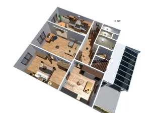 Prodej rodinného domu, Měrunice - Žichov, 186 m2