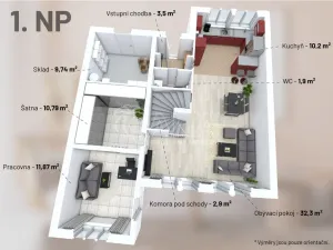 Prodej rodinného domu, Hostivice, Vodňanského, 195 m2