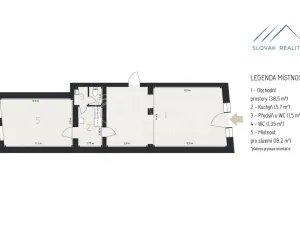 Pronájem obchodního prostoru, Nový Jičín, Dolní brána, 65 m2