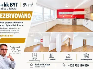 Prodej bytu 3+kk, Dražice, 89 m2