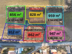 Prodej pozemku pro bydlení, Čisovice, 862 m2