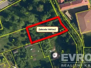 Prodej zahrady, Hranice, 1441 m2